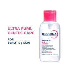 Bioderma Micellar Water Sensibio H2O With Cucumber Extract Removes Makeup - Pump