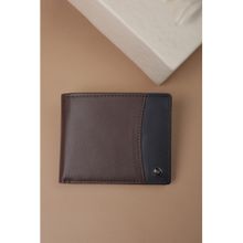 Louis Philippe Men Brown Colorblocked Leather Wallet
