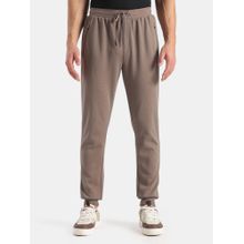 Jockey AM05 Men Super Combed Cotton Rich Pique Slim Fit Jogger - Dark Khaki
