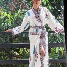 House of Ekam Bombay Garden Floral Bathrobe