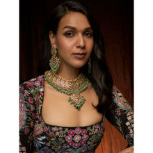 KIARA Mirza Necklace and Earrings 22KT Gold Plated