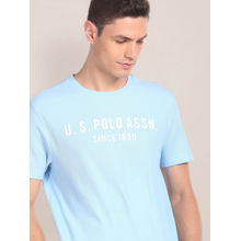 U.S. POLO ASSN. Brand Print Pique T-Shirt