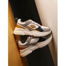 Jack Jones White Grey Colourblocked Chunky Sneakers