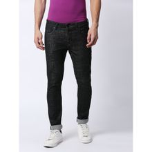 Dragon Hill Raw Black Slim Tapered Stretch Denims