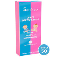 SanNap Baby Diaper Disposal Bags (Pack of 50)
