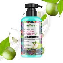 Nutrainix Organics Hydrating Colour Protect Shampoo With Green Apple Vibes