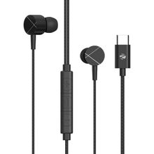 Zebronics Zeb-buds C2 In Ear Type C Wired Earphones With Mic, Braided 1.2 Metre Cable (black)
