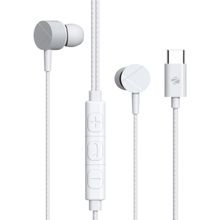 Zebronics Zeb-buds C2 In Ear Type C Wired Earphones With Mic, Braided 1.2 Metre Cable (white)