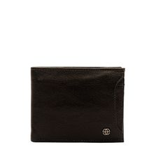 Eske Ian Leather Men's Two Fold Wallet Brown Ozone