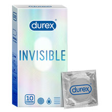 Durex Invisible Super Ultra Thin Condoms For Men - 10 Units