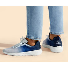 Neeman's Colour Blocked Sneakers - Navy Blue Ombre