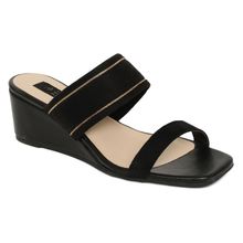 Mode By Red Tape Women Black Wedges