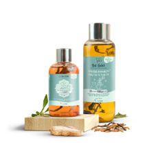 Nat Habit Pure Body Massage Baby Maahu & Dasabuti Baby Scalp & Hair Oil Combo