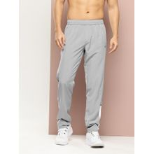 TURNFIT Grey Breathable Training Trackpant with Airflow Mesh