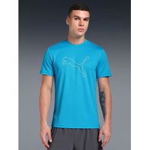 Puma Train All Day Men's Breathable Blue Training Tee