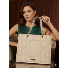FARGO Matrix Women 15' Ivory Laptop Hand Bag
