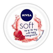 NIVEA Soft Light Moisturizer Cream Peppy Pomegranate For Hands And Body