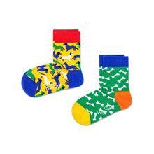 Happy Socks 2-Pack Dog Socks - Blue & Green