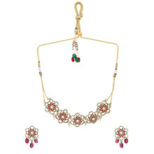 Voylla Thikri Jadau Style Necklace Set