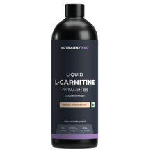 Nutrabay Pro Liquid L-Carnitine +Vitamin B5 Powder - Mango Strawberry