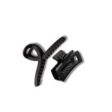 MAKEUP BY SITI 2Pcs Multicolour Silicone Hair Claw Clips