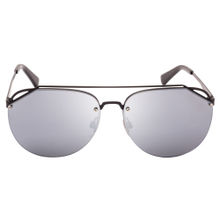 Diesel Sunglasses Round With Smoke Mirror Lens For Men