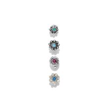 Zaveri Pearls Combo Of 4 Antique Silver Tone Flower Shape Clip On Nose Pin - ZPFK8271