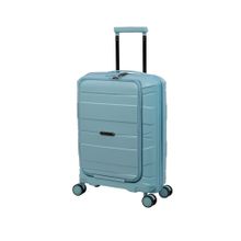 it luggage Momentous Blue Cabin 20 Inches With Padded Laptop Section Hardsided TSA Trolley Bag