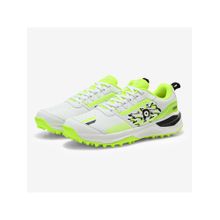 DNINE Men Green DNINE Performer Rubber Studs Cricket Shoes