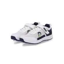 DNINE Men Blue DNINE Warrior Bowling Spikes Cricket Shoes