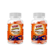 Top Gummy Vitamin C + Zinc For Immune Support Orange Flavor (Pack Of 2)
