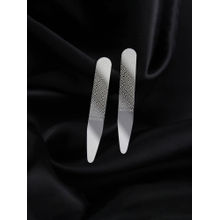 PELUCHE Collar Craft Silver Metal Collar Stays