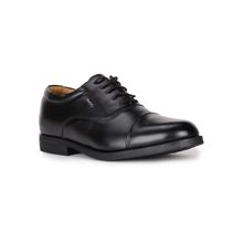 Bata Solid Black Formal Oxford Shoes