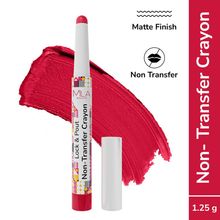 Mila Beauté Lock & Pout Transfer-Proof Matte Crayon Lipstick
