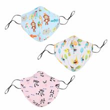 Chicco Face Mask 3-6y Pand-jung-bird 3pc