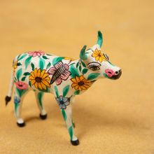 House of Ekam Floral Cow
