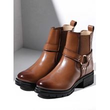 Louis Stitch Maple Tan Casual Boots for Women