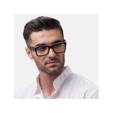 Shisen Fox Unisex Kokoro Lightweight Black Optical Eyeglass Frame (54)