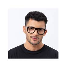 Shisen Fox Unisex Yorokobi Lightweight Black Optical Eyeglass Frame (54)