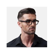 Shisen Fox Unisex Kitsune-49 2.0 Lightweight Black Optical Eyeglass Frame (49)