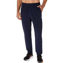ASICS Blue Mens Spiral Embroidery Solid Track Pant