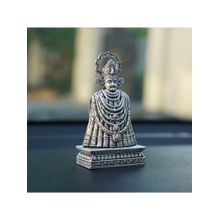 SABERA Khatu Shyam Ji Idol For Car Dashboard In Silver Plating