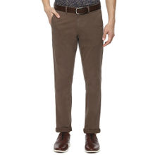 Van Heusen Solid Brown Trouser