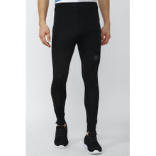 Van Heusen Men Black Solid Skinny Fit Training Tights