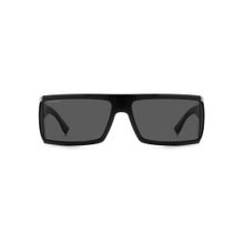 Dsquared Men 100% UV Protection Rectangle Full Rim Grey Lens Sunglasses (73)