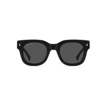 Dsquared Men 100% UV Protection Round Full Rim Grey Lens Sunglasses (48)