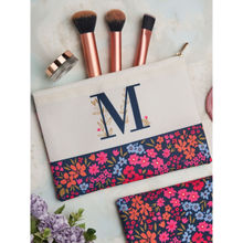 Doodle Collection Monogram - M Multifunctional Printed Cosmetic Pouch