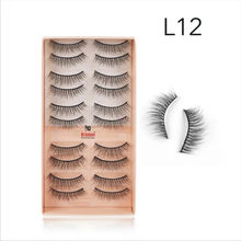 Bronson Professional Eyelash Set 3D False Long And Natural Eye Makeup No. L12