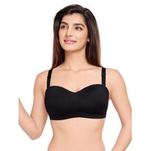 Juliet Womens Padded Full Coverage Seamless And Strapless Polyamide Spandex Bra