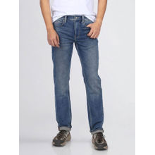 Lee Men Blue Travis Slim Tapered Fit Mid Rise Jeans